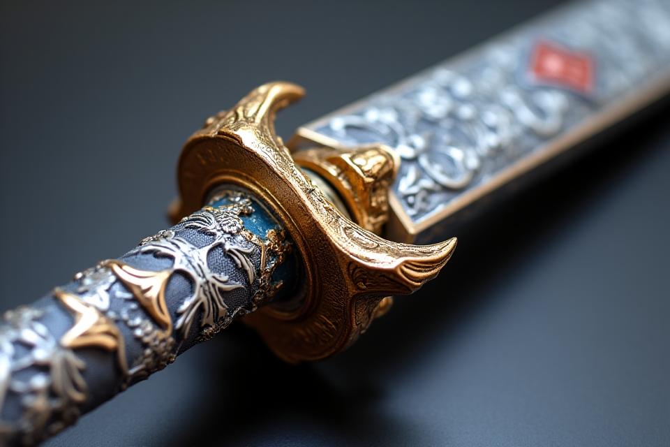 Espada de anime impresa en 3D personalizada